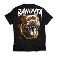 Zdjęcie produktu  Koszulka Bandyta Pies Pitbull amstaff ostry wyjazdowa kibice 