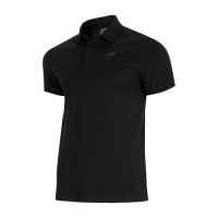 Zdjęcie produktu Koszulka Polo męska 4f czarna Bawełna