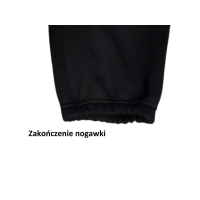Zdjęcie produktu Spodnie kot sportowe czarne Bawełna